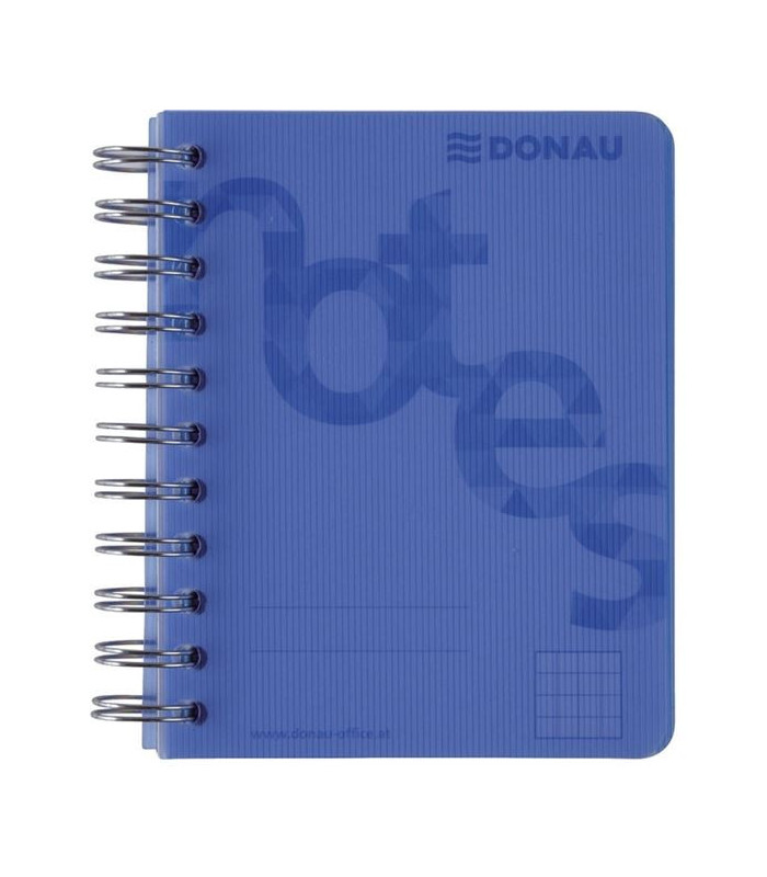 Blok Donau College, A6, čtverečkovaný, modrý