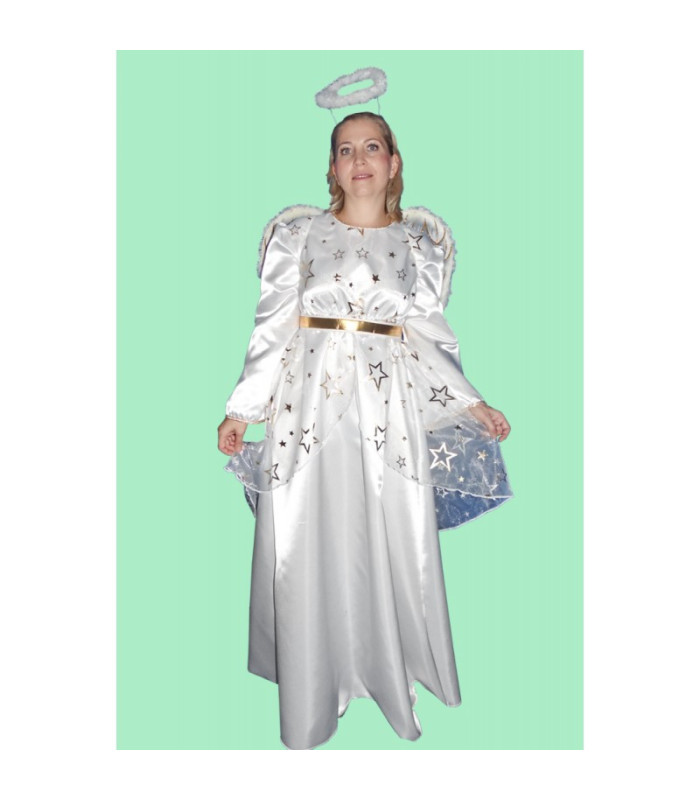 KOSTÝM ANDĚL ZLATÉ HVĚZDY ŠATY