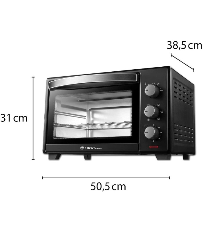 Elektrická horkovzdušná trouba First Austria, 30 litrů FA-5043-1