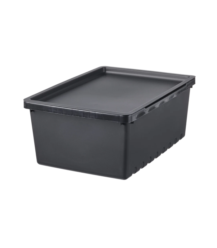 Úložný plastový box 35x25x14 cm s víkem, 9 litrů