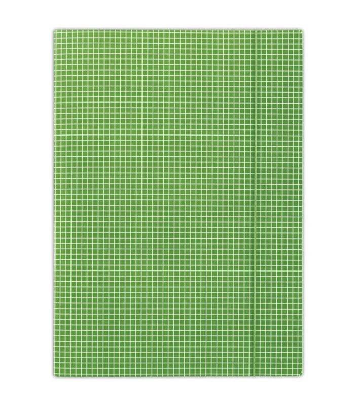 Kartonové desky, A4, kostičkované, zelené