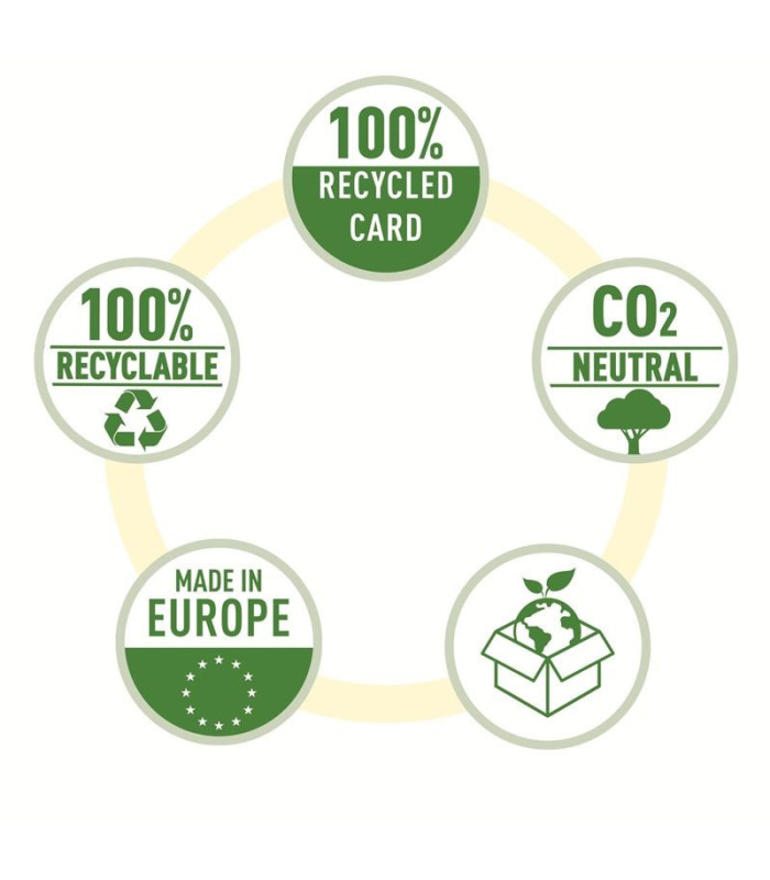 Pákový pořadač Esselte CO2 neutrální - A4, šíře hřbetu 5 cm, zelený