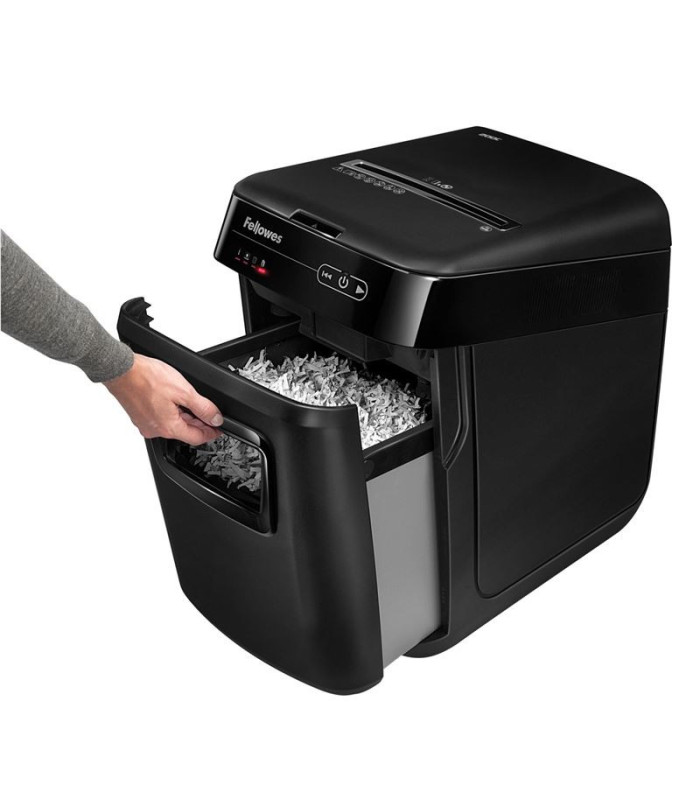 Skartovačka Fellowes AutoMax 200C - P4, řez na částice 4 x 38 mm