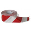 Výstražná páska  500m x 75 mm, červeno-bílá