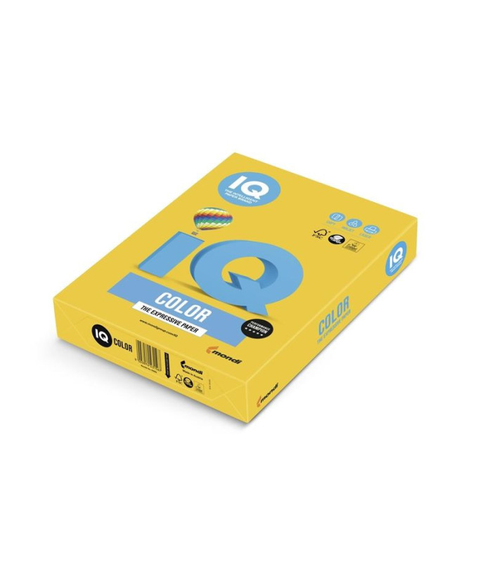 Barevný papír IQ A4 - zlatožlutý SY40, 80g/m2, 500 listů