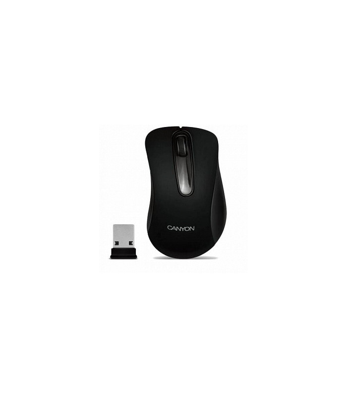 CANYON bezdrátová USB myš s 3 tlačítky, CNE-CMSW2, 1200 dpi, černá
