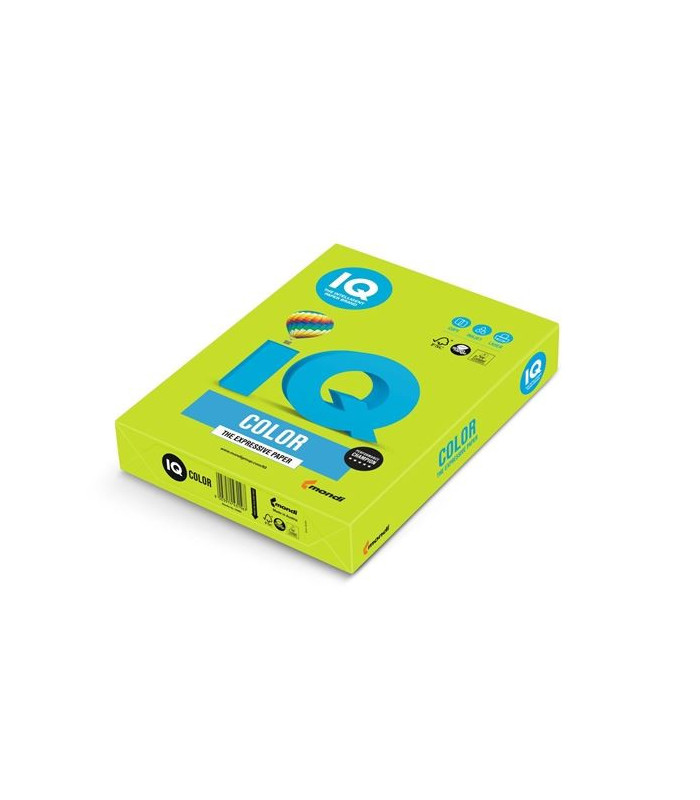 Barevný papír IQ A4 - olivově zelený LG46, 80g/m2, 500 listů