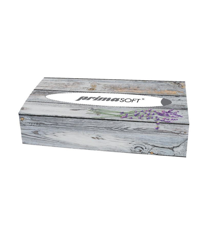 Papírové kapesníčky PrimaSoft - 2vrstvé, bílé, 100 ks