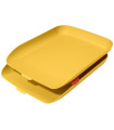 Zásuvky Leitz Cosy - 2 ks, plastové, teplé žluté