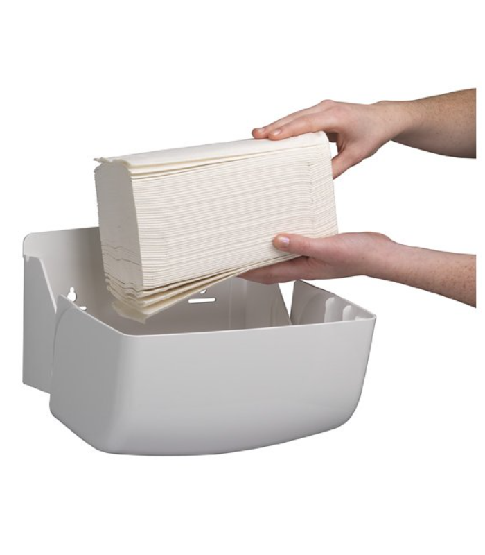 Skládané papírové ručníky Kleenex - 2vrstvé, bílé, 15x186 ks