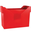 Box na závěsné desky Donau - plastový, červený