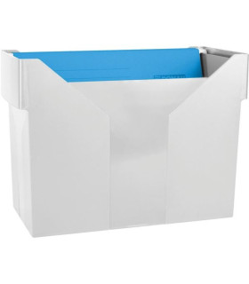 Box na závěsné desky Donau - plastový, šedý, obsahuje 5 ks desek