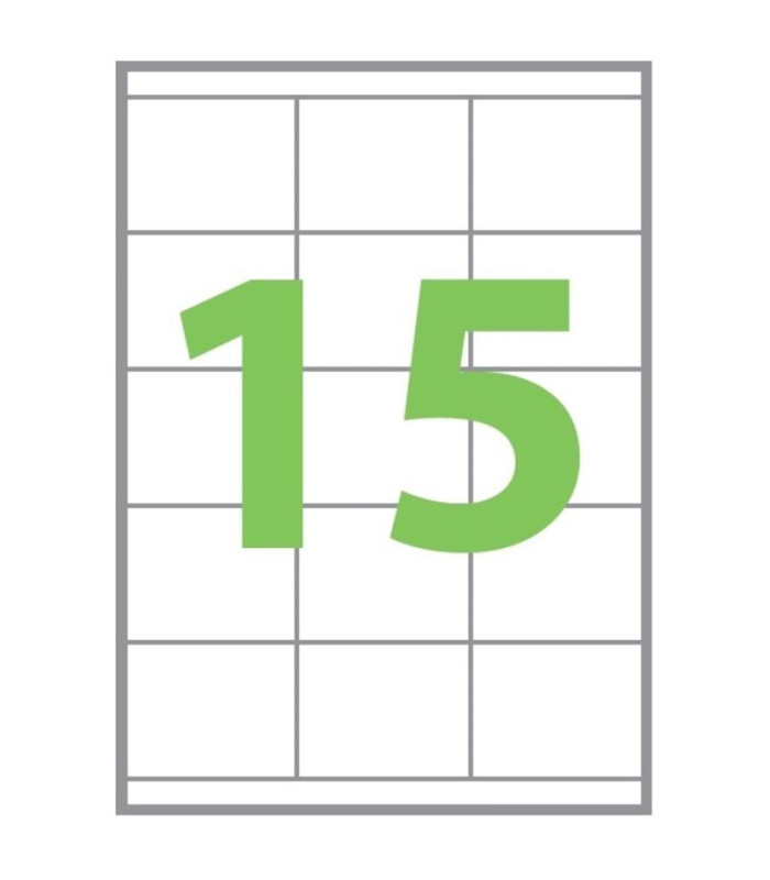 Univerzální etikety Q-Connect - bílé, 70 x 50,8 mm, 1 500 ks