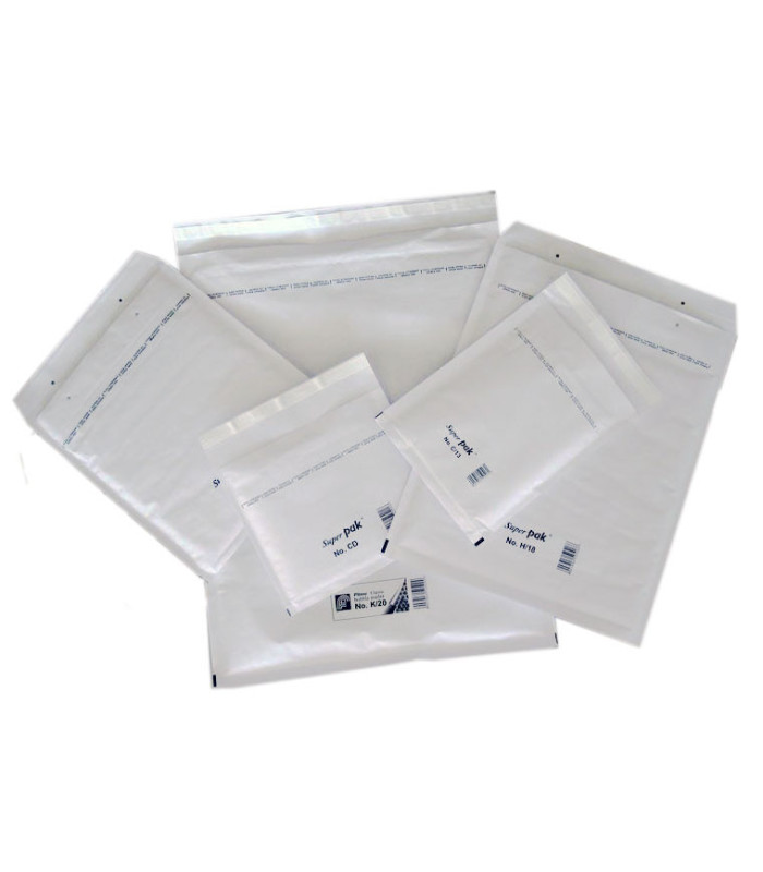 Bublinkové obálky na CD 20,0x17,5 cm, 10 ks