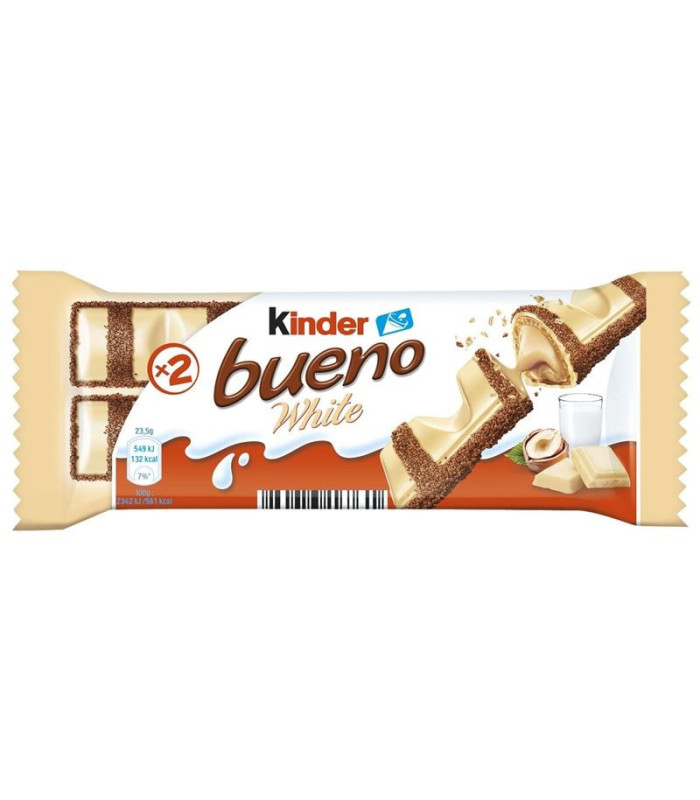 Čokoládová tyčinka Kinder Bueno - white, 39g