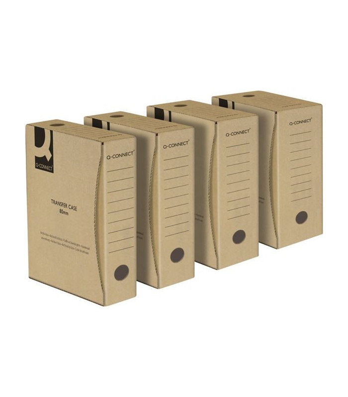 Archivační krabice Q-Connect - A4, šedá, 10 cm