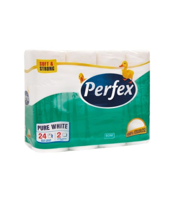 Toaletní papír Perfex - 2vrstvý, 24 rolí