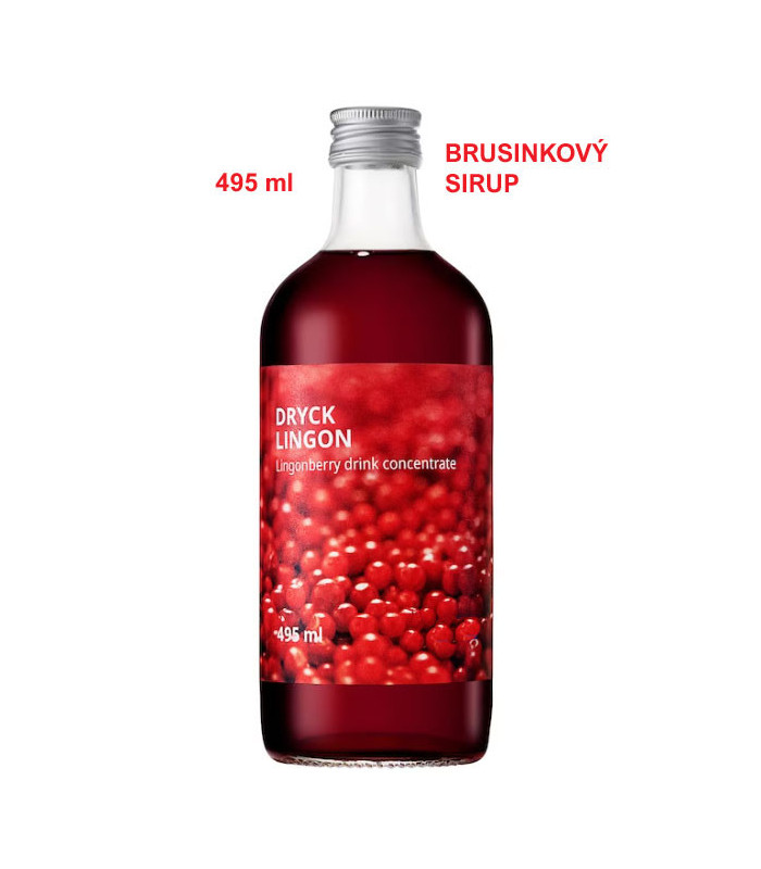 Brusinkový sirup 495 ml