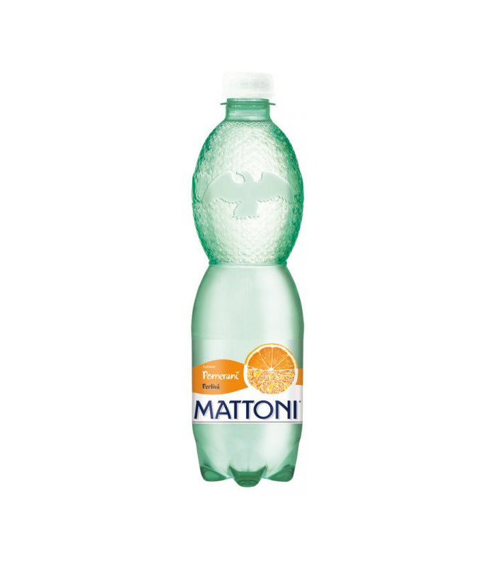Minerální voda Mattoni - pomeranč, perlivá, 12x 0,5 l