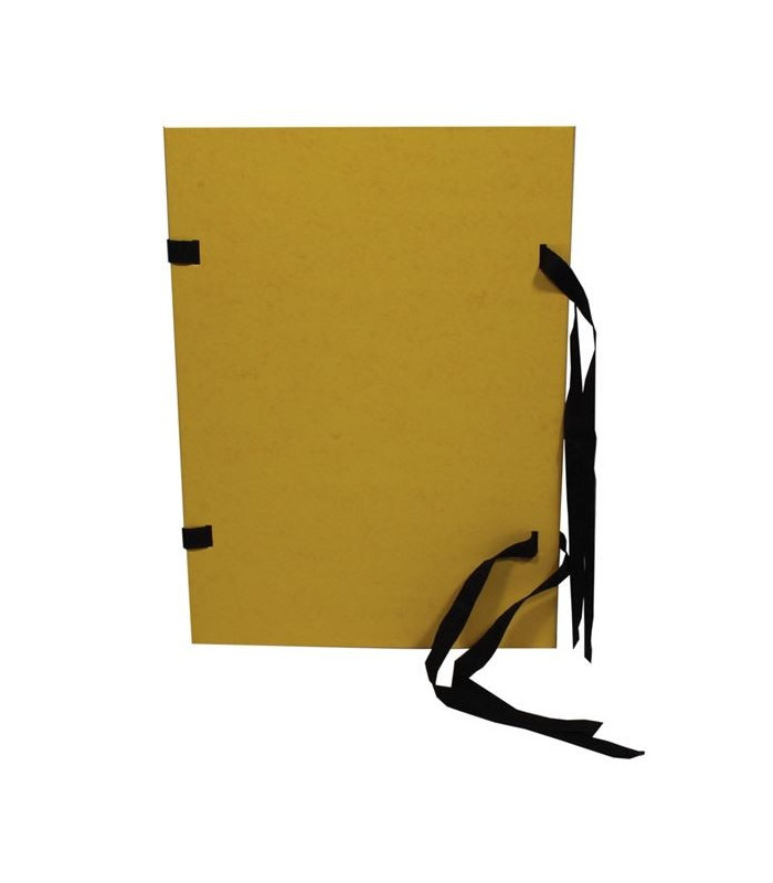 Prešpánové spisové desky s tkanicí - A4, žluté, 1 ks