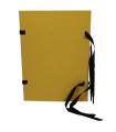 Prešpánové spisové desky s tkanicí - A4, žluté, 1 ks