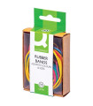 Gumičky Q-Connect - 15 g, mix barev