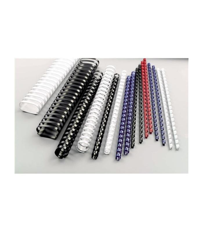 Hřbety CombBind plastové GBC 12 mm, modré, 100 ks