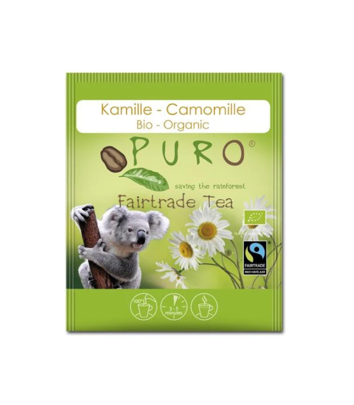 Bylinný čaj Puro - Heřmánkový, bio, Fairtrade, 25 x 1 g