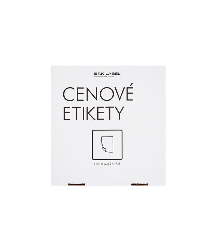 Cenové etikety CONTACT - 25x16, 1125 ks, bílé