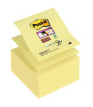Z-bločky Post-it Super Sticky - 101 × 101 mm, světle žluté, linkované, 5 ks
