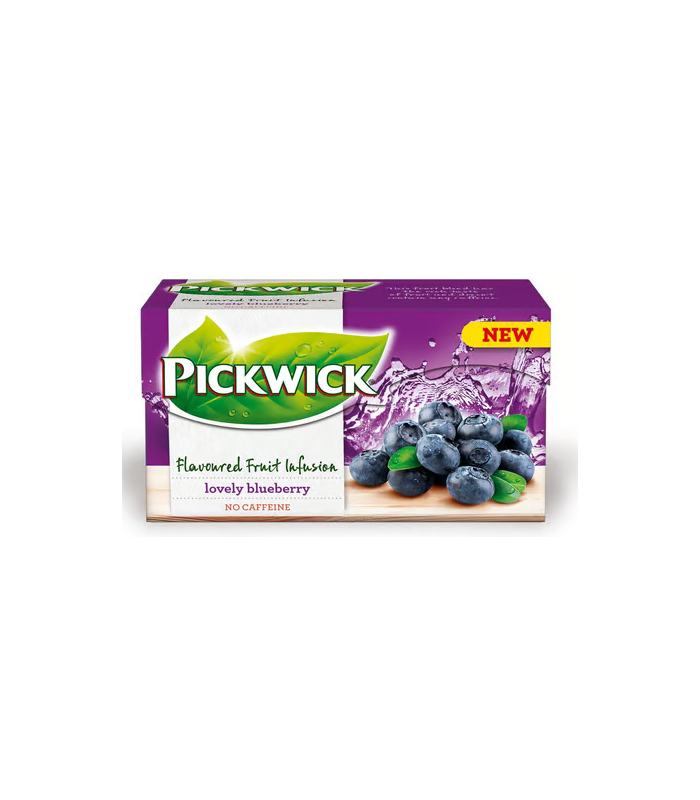 Ovocný čaj Pickwick Borůvka, 20 x 2g