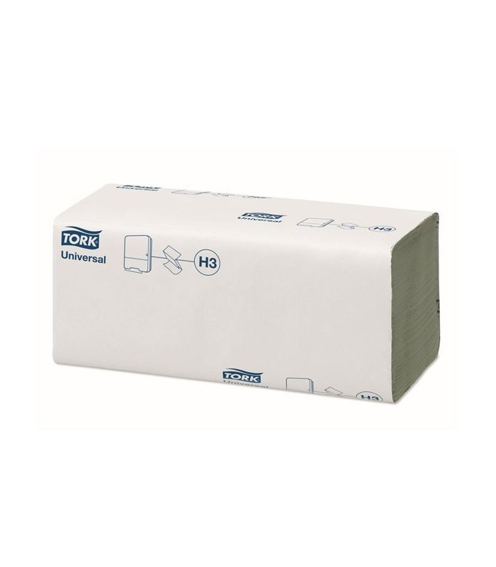 Skládané papírové ručníky Tork -H3, 1vrstvé, zelené, 200 ks, kód 290135