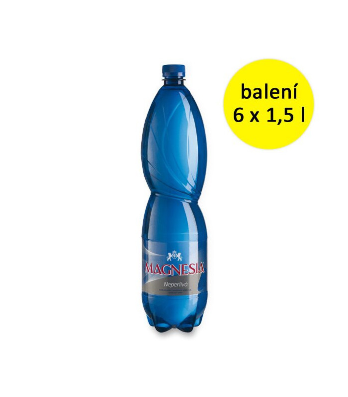 Minerální voda Magnesia neperlivá, 6 x 1,5l