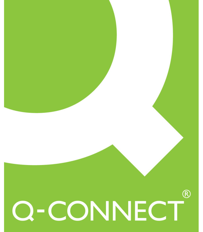 Pákový pořadač Q-Connect - A4, poloplastový, šíře hřbetu 7,5 cm, šedý