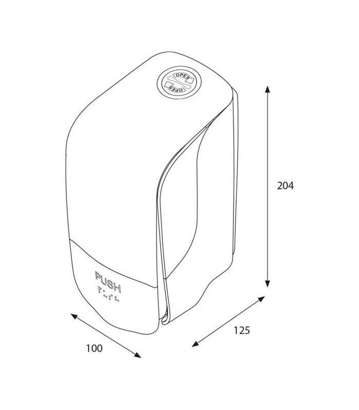 Zásobník na pěnové/tekuté mýdlo Katrin - 500 ml
