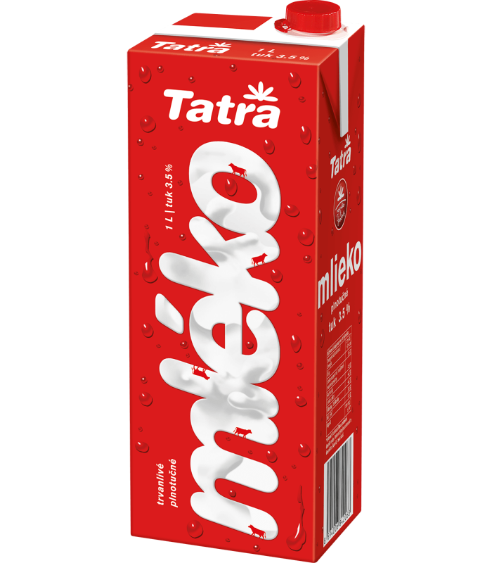 Trvanlivé mléko Tatra Swift 3,5 % plnotučné 1 l