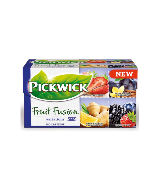 Ovocný čaj Pickwick - variace jahoda, 20 x 2 g