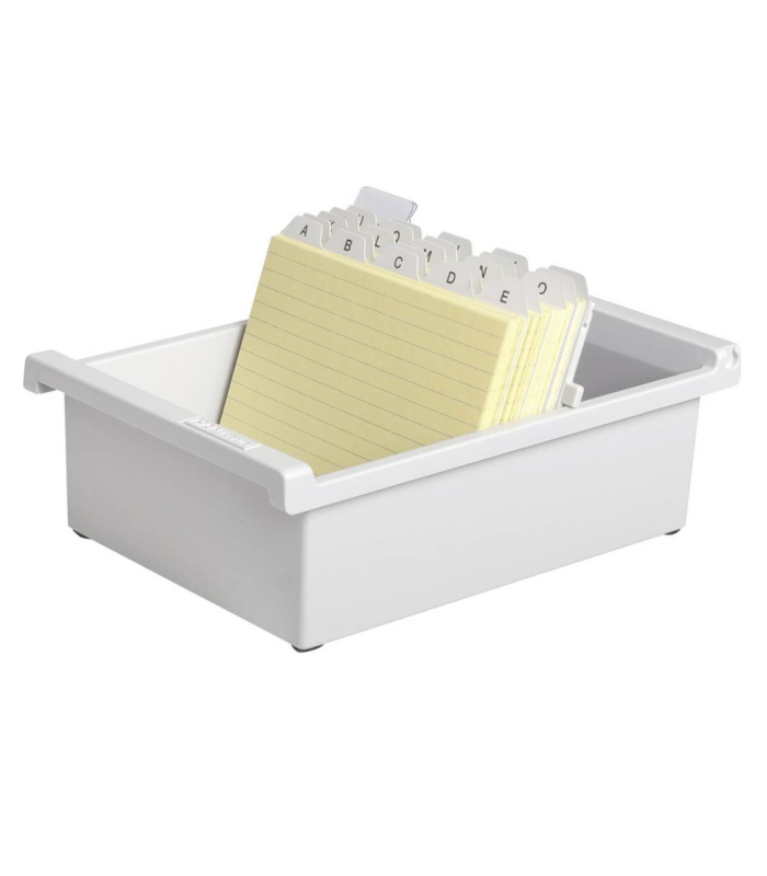 Kartotéka HAN A5 - 228 x 96 x 235 mm, na šířku, šedá