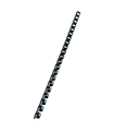 Plastové hřbety Q-Connect, 6 mm, černé, 100 ks