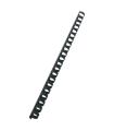 Plastové hřbety Q-Connect, 12 mm, černé, 100 ks, kapacita 100 listů
