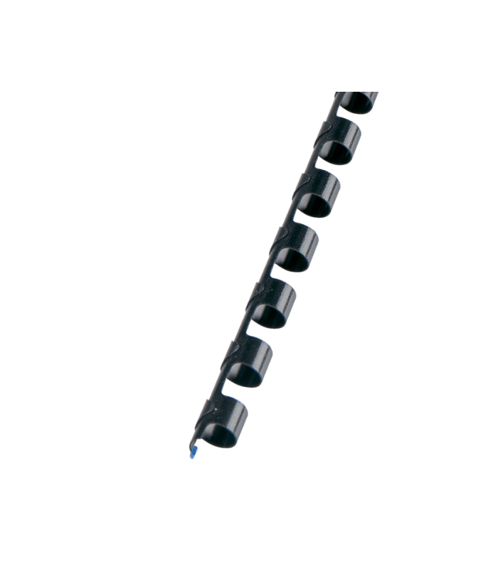 Hřbety plastové GBC 6 mm, černé, 100 ks