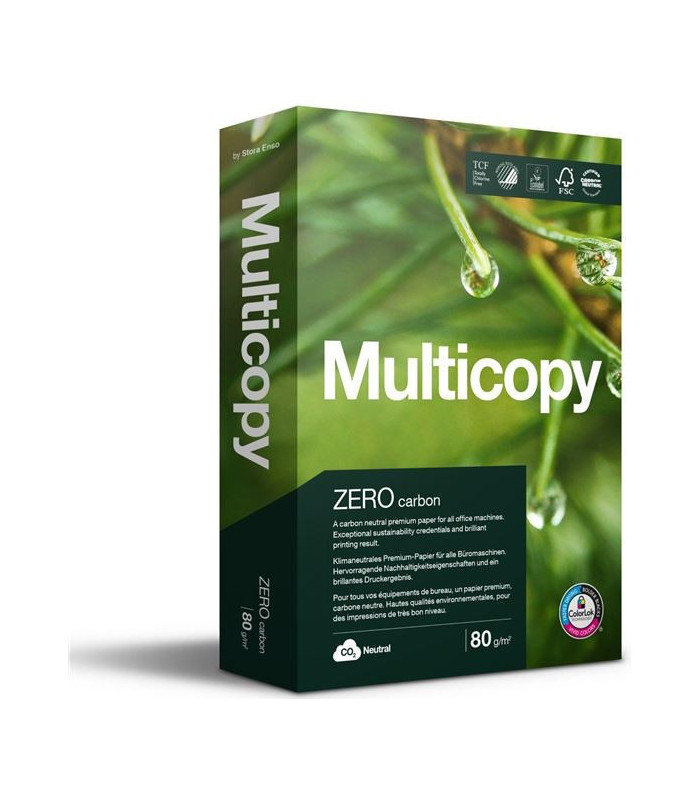 Kancelářský papír MultiCopy Zero - A3, 80g/m2, CIE 168, 500 listů