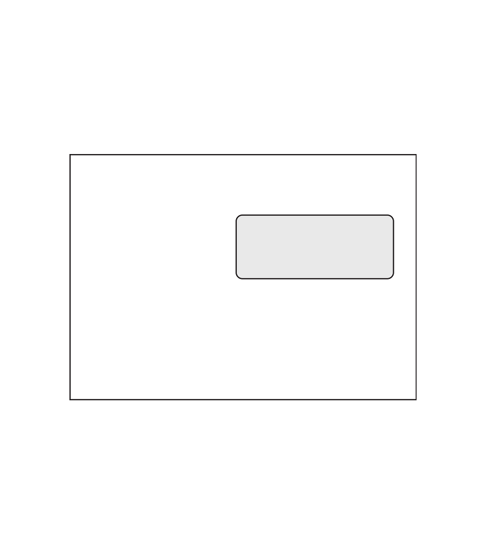 Obálka C5 s okénkem vpravo, s lepící páskou, 1000 ks