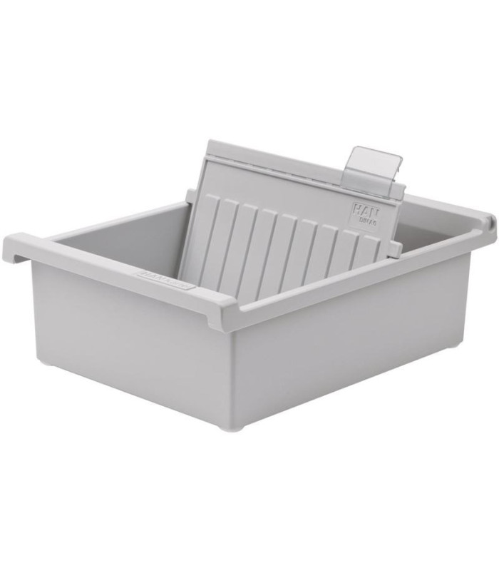 Kartotéka HAN A6 - 171 x 76 x 235 mm, na šířku, šedá