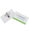 Visačka Q-Connect combi klip - 40 x 75 mm, 50 ks