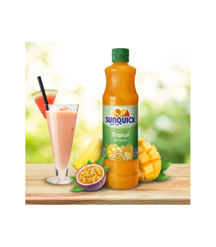 Sirup Sunquick Tropical, koncentrovaný 50%, 580 ml