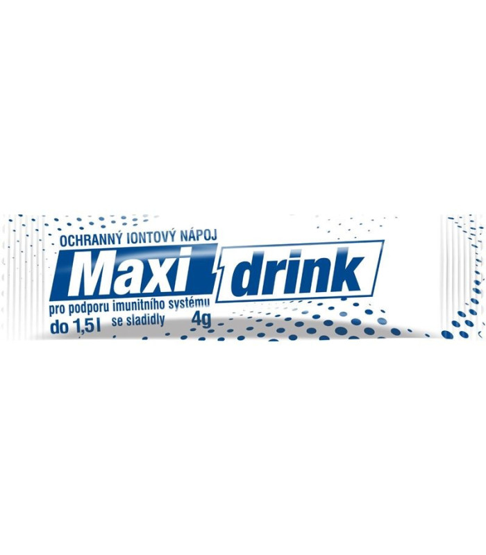 Ochranný a iontový nápoj Maxi Drink, 20 ks