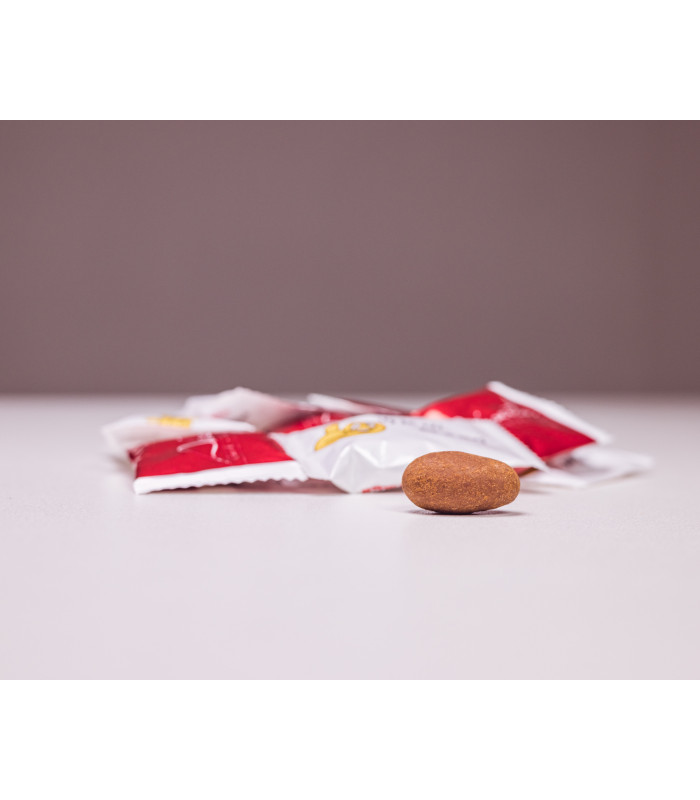 Mandle v mléčné čokoládě a skořici 700g s vlastním potiskem