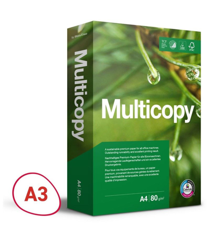 Kancelářský papír MultiCopy Original A3 - 80 g/m2, 500 listů
