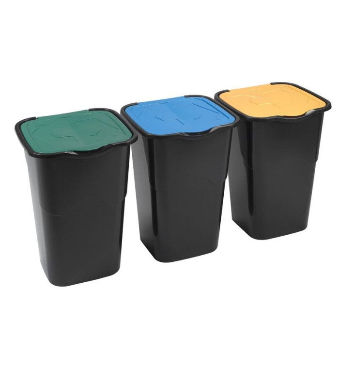 Popelnice na tříděný odpad - 50 l, 3 ks